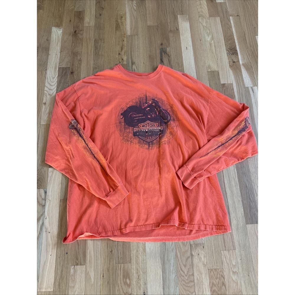 Vintage Harley-Davidson Heavyweight Long Sleeve Shirt Dallas, TX 3XL
